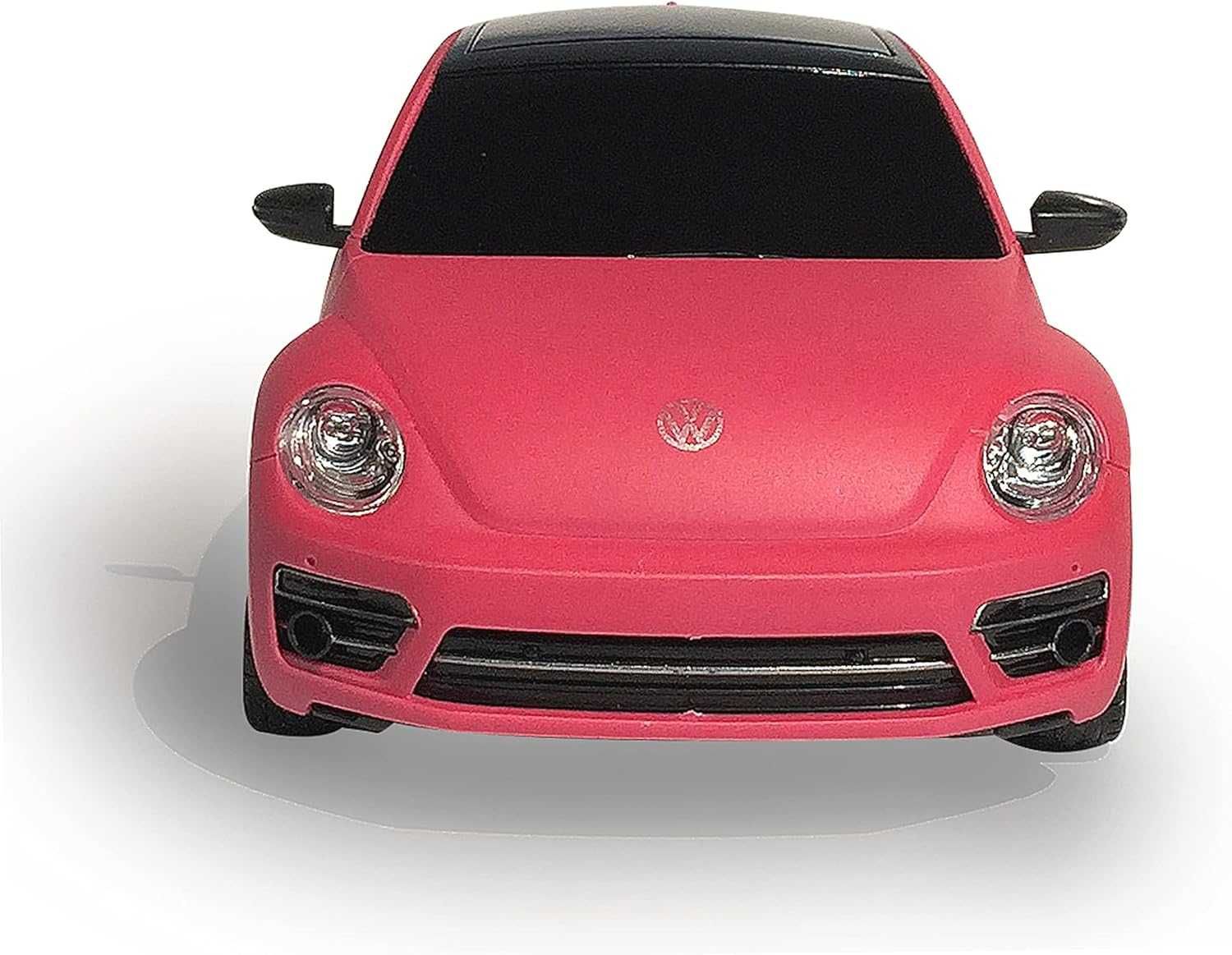 Розова кола с дистанционно Бийтъл VW Beetle 1:24 с промяна на цвета