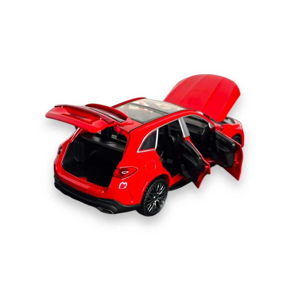 Модел Mercedes GLC,1:32/червен и син цвят
