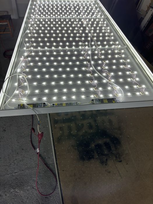 Casete luminoase textil