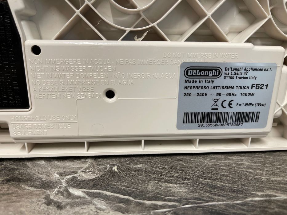 Nespresso Latissima Touch DeLonghi