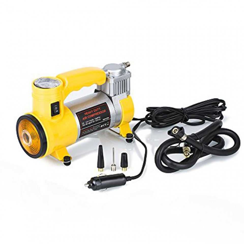 Компресор за кола 12V с фенер Компресор с фенер