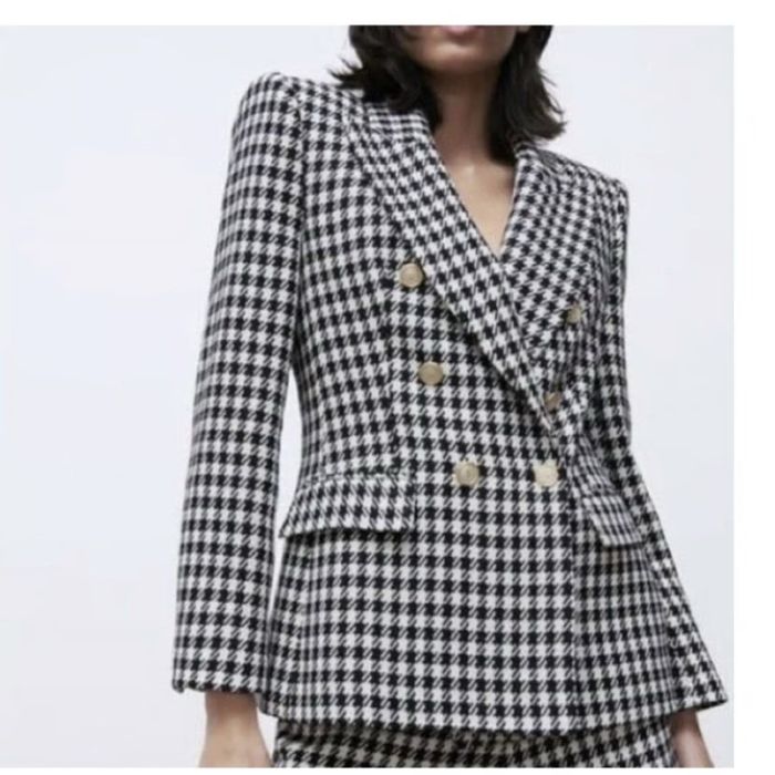 Пепитено сако Zara