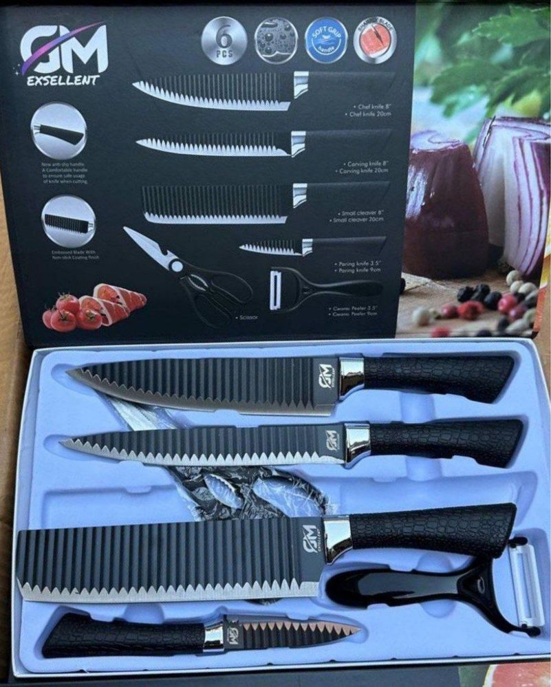 Набор нож GM  с топориком набор ножей