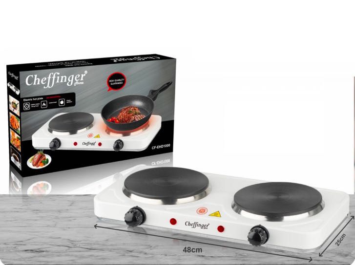 Електрически двоен котлон Cheffinger CF-EHD1000