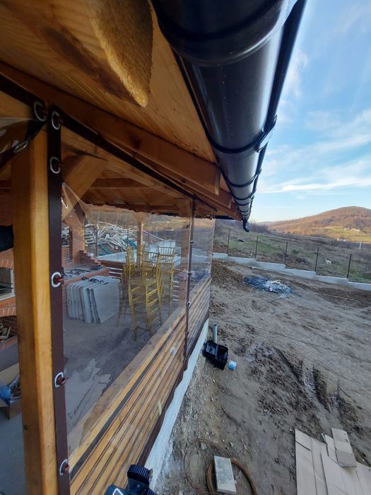 Folie terase și foisoare, folie terasa transparenta