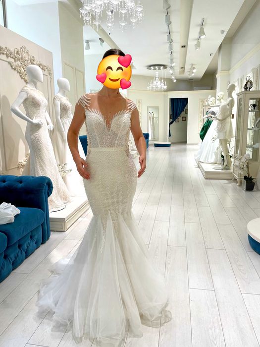 Rochie mireasa, voal, Maya Fashion, model 2025