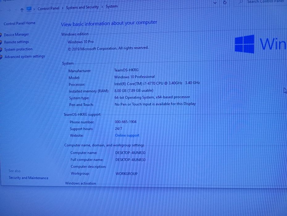 Vând PC intel i7 4770 3.4ghz ,8gb RAM DDR3, ssd 240 Gg nou