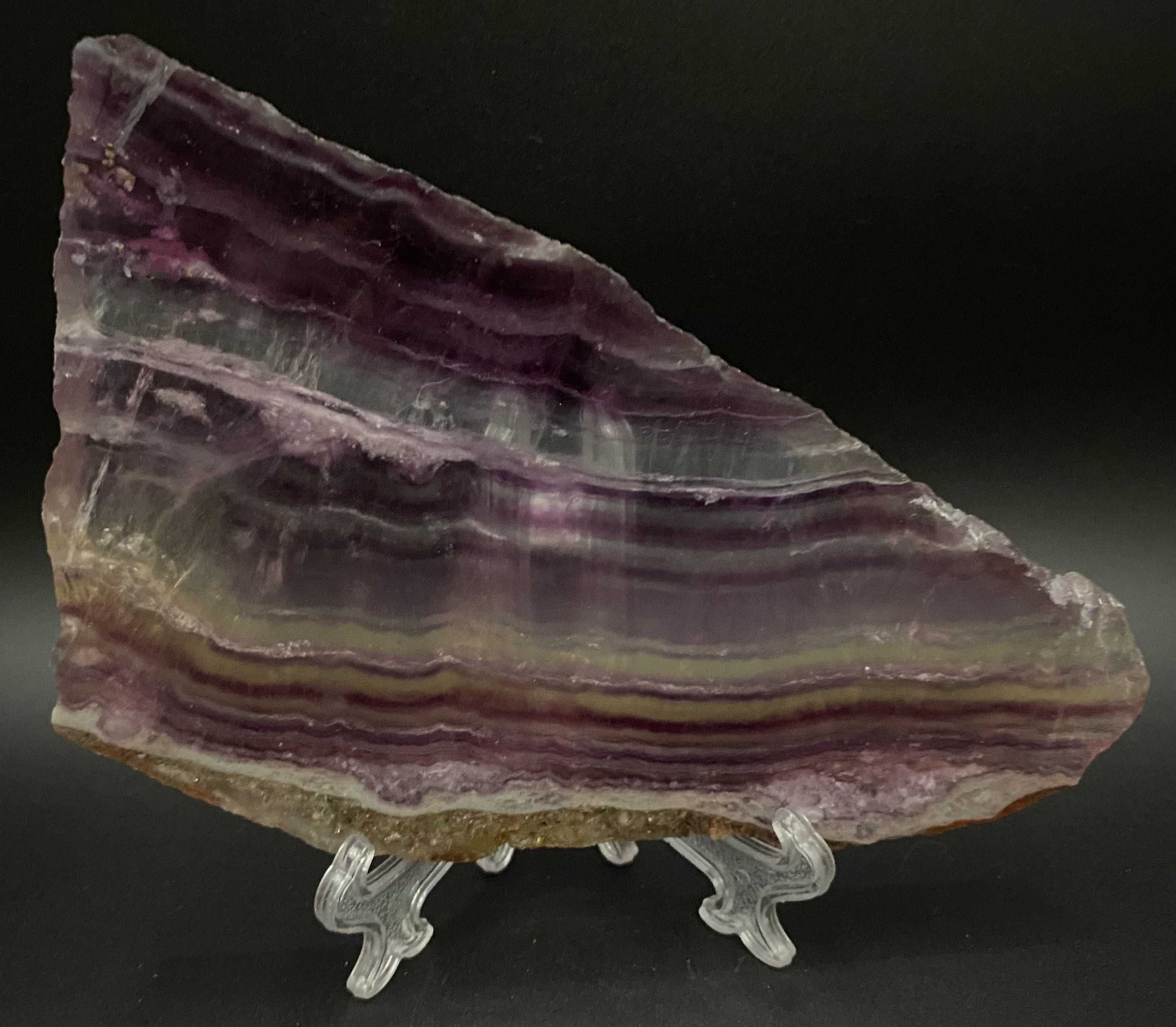 Cristale/Minerale - Fluorit Candy - felie de piatra semipretioasa