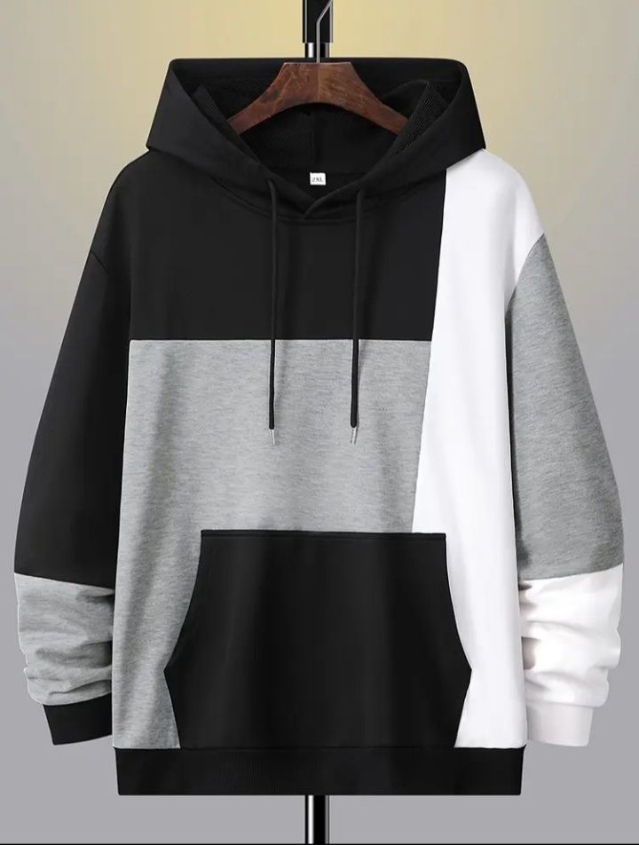 Мъжко худи смесен цвят 6XL