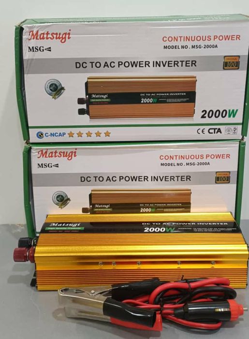 Инверторы 1000W, 1500W,2000W