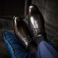 Pantofi derby 41 41.5 premium LLOYD Germany piele naturala moale