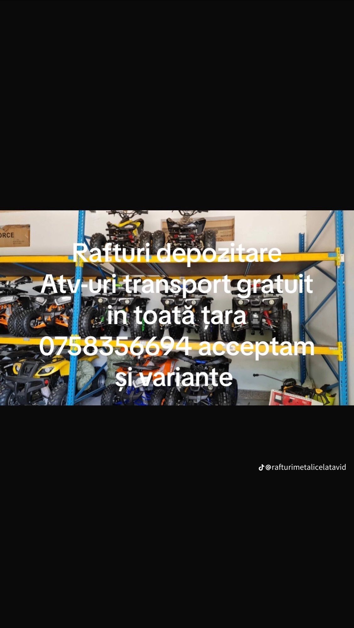 Montam/Cumparam/Vindem Rafturi metalice ne deplasam ori unde în tara