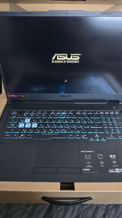 ASUS tuf gaming f17 fx706