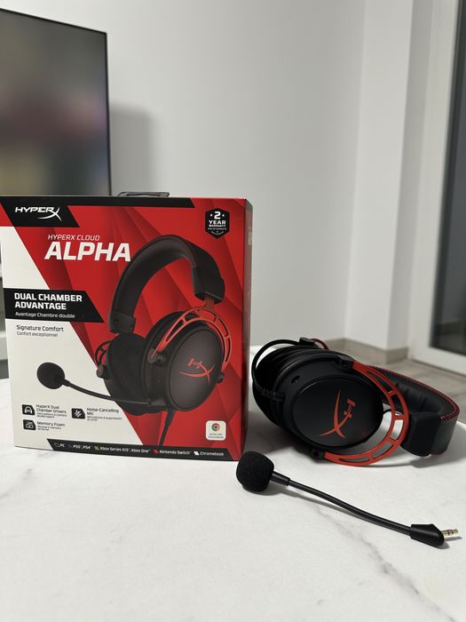Casti gaming hyperx cloud alpha noi