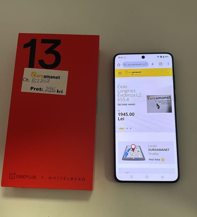 Telefon OnePlus 13, Dual SIM, 16GB RAM, 512GB, 5G -A-