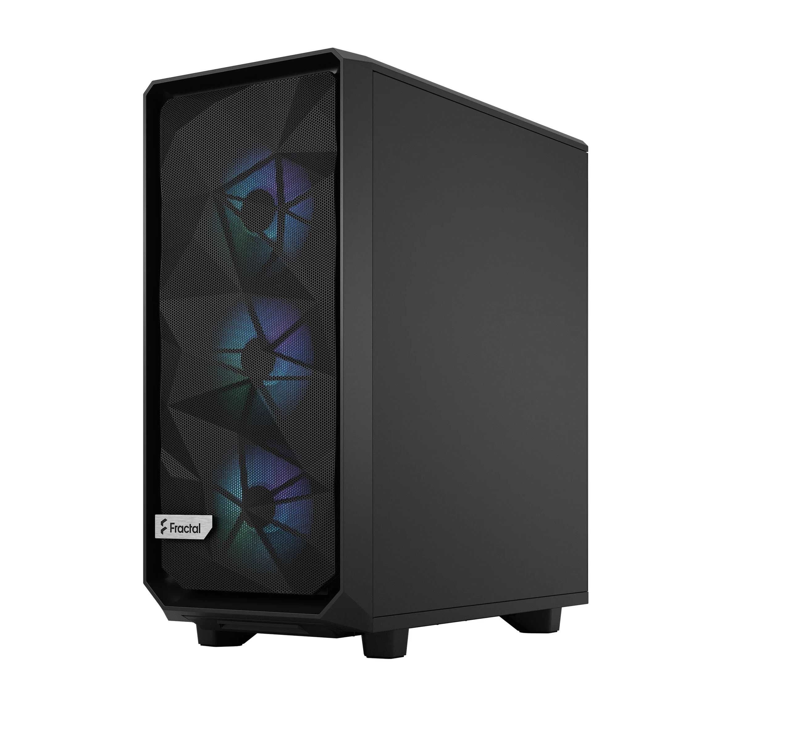 ^ Корпус Fractal Design Meshify 2 Compact RGB - Black TG Light Tint