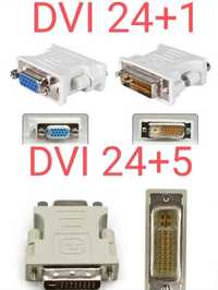 Новый Переходник с DVI на VGA. DVI на HDMI. HDMI на VGA для монитора