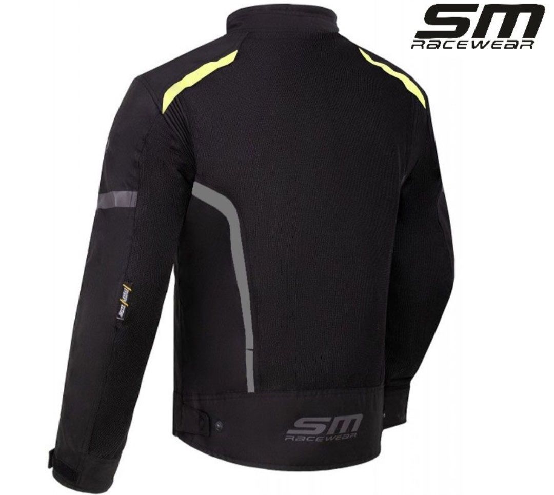 Geaca moto SM Meshtech Black-Neon mărimea S, M, L, XL, 2XL Noua!