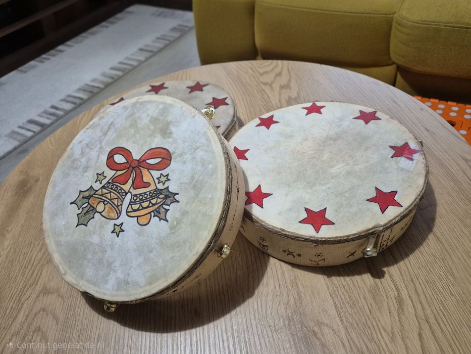 Vand toba / duba pentru colindat – piele naturala de caprioara