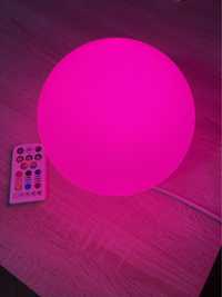 Lampa de veghe LED multicolora cu telecomanda