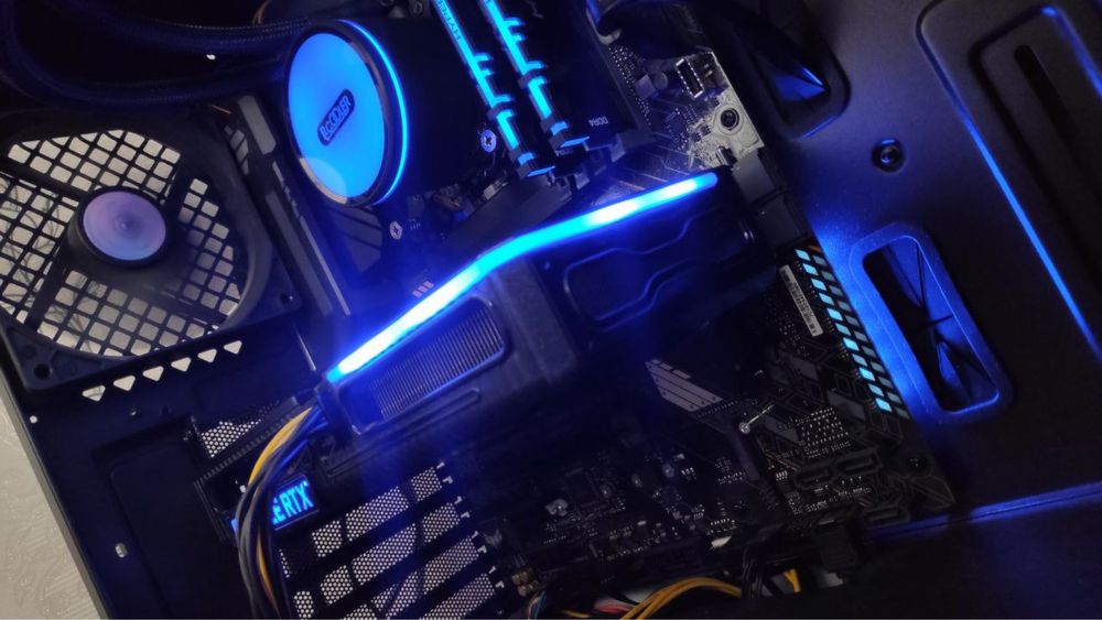ИГРОВОЙ СЕТАП i7 11700 RTX3060Ti 32gb ddr4 МОНИТОР 2К Клава+мышь+уши