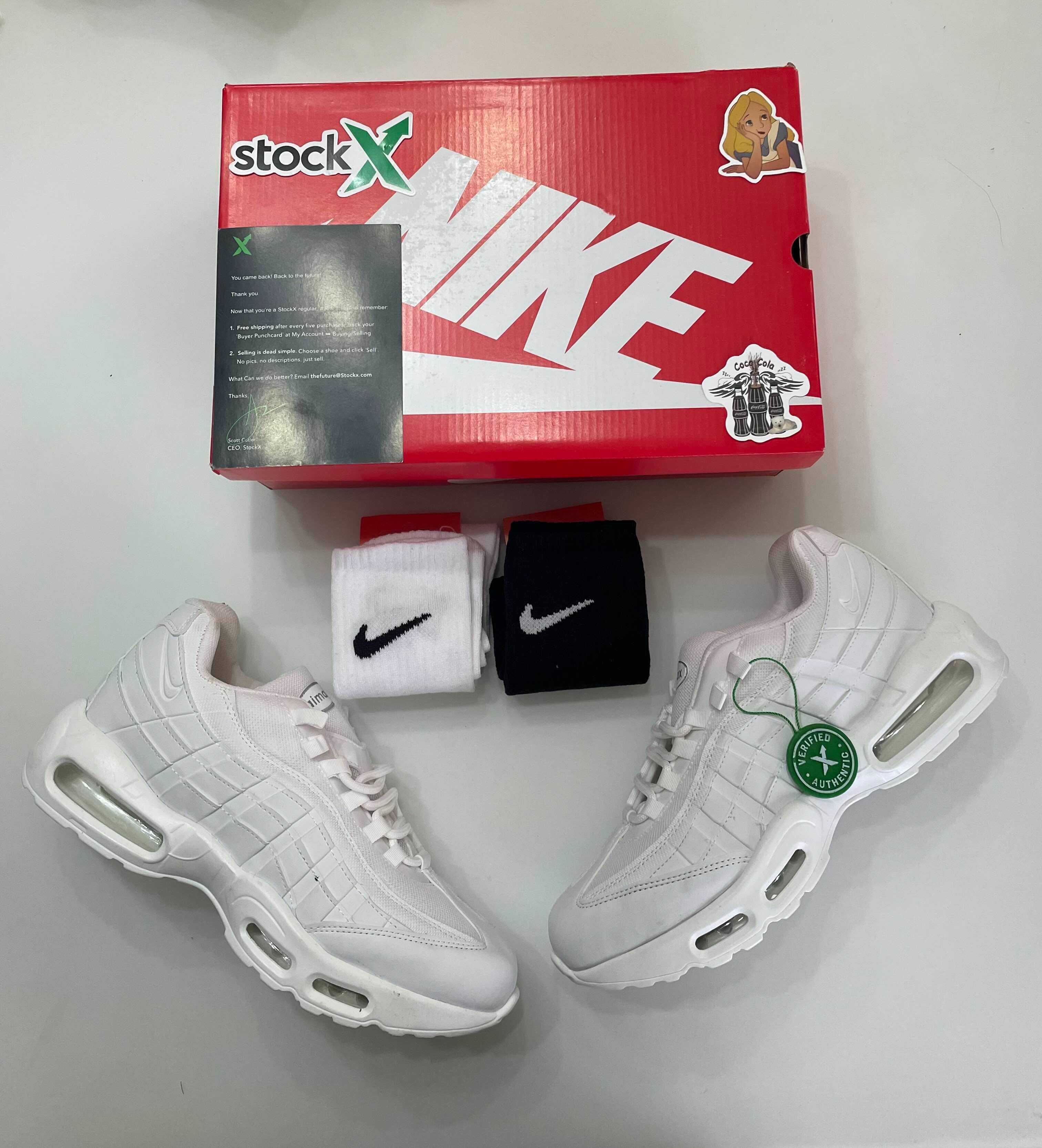 Найк Nike Air Max 95 Triple White (от/до 40-45 номер)