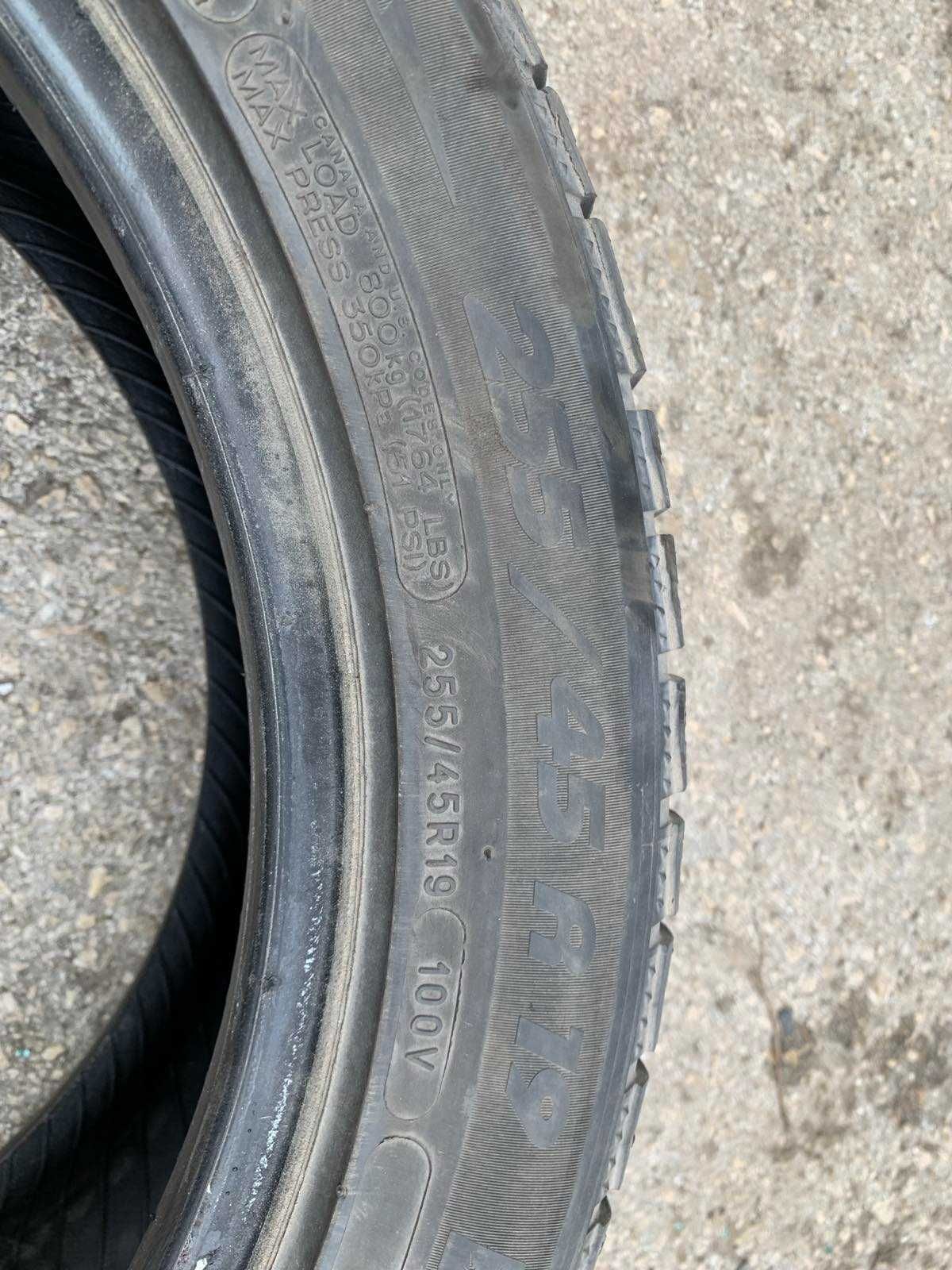 4 бр Зимни Гуми Michelin 285/40 R19 DOT 2915 грайфер 6мм ном 10