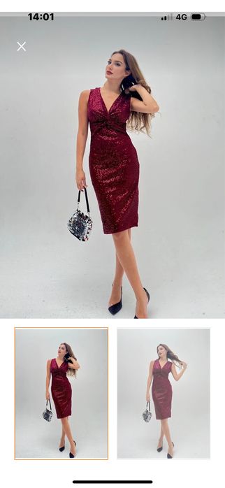 Продам платье с паетками