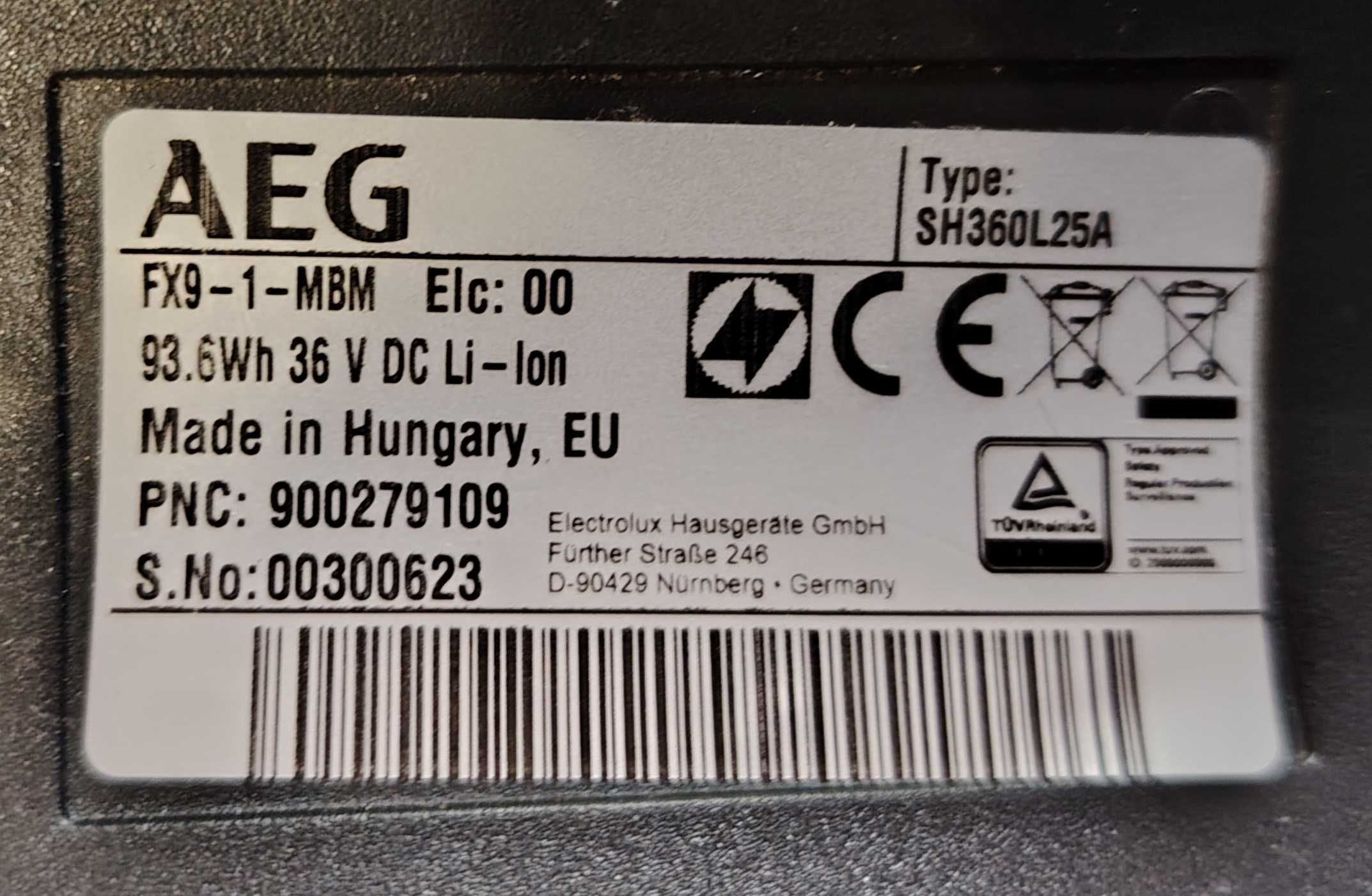 Aspirator AEG FX9-1-MBM pt piese