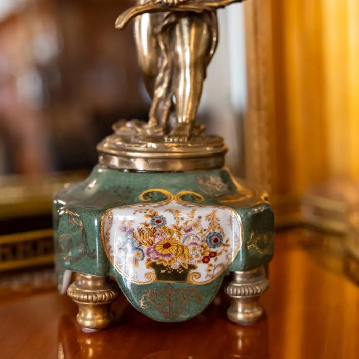 Set două sfeșnice cu îngerași