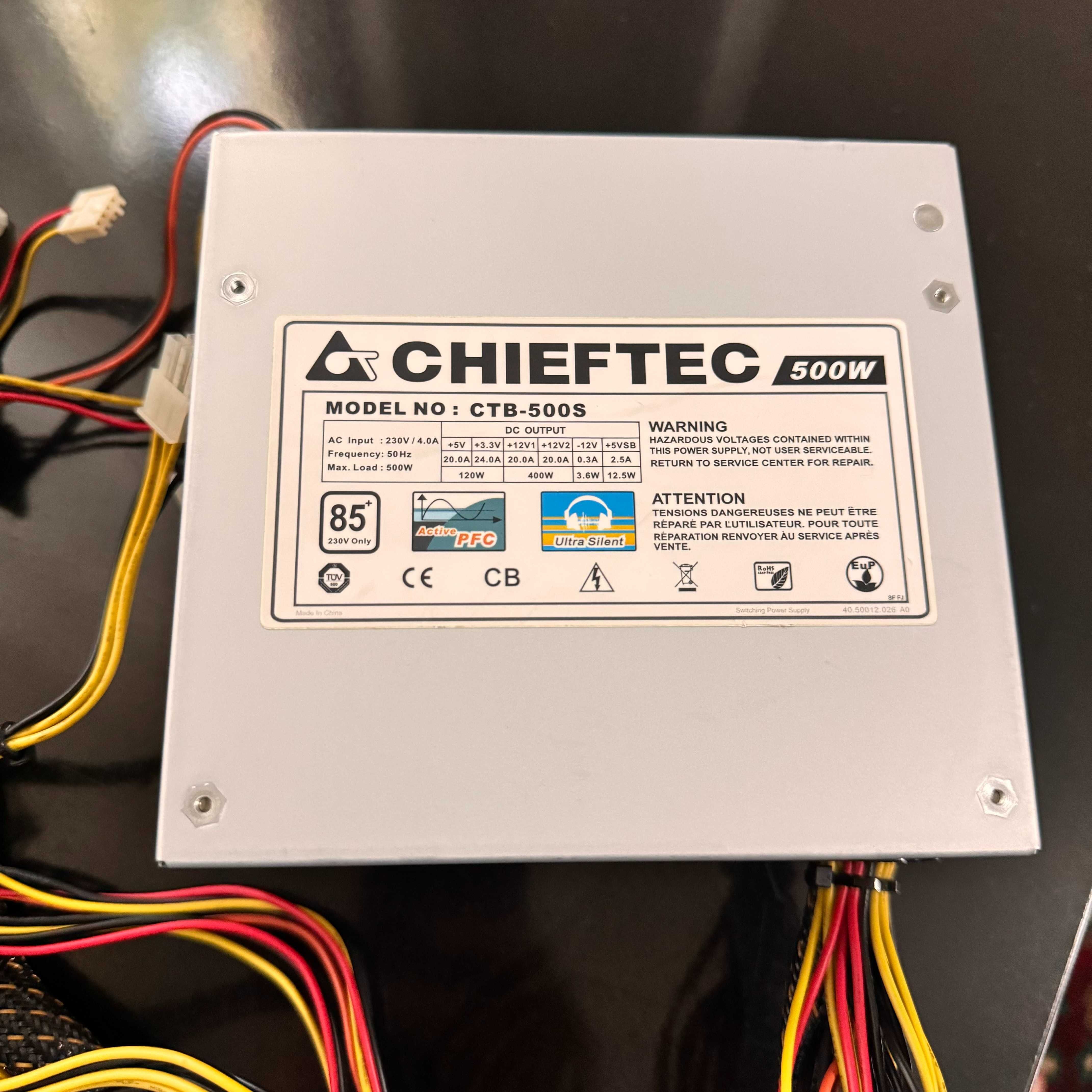 Блок питания Chieftec 500W 80 PLUS Bronze