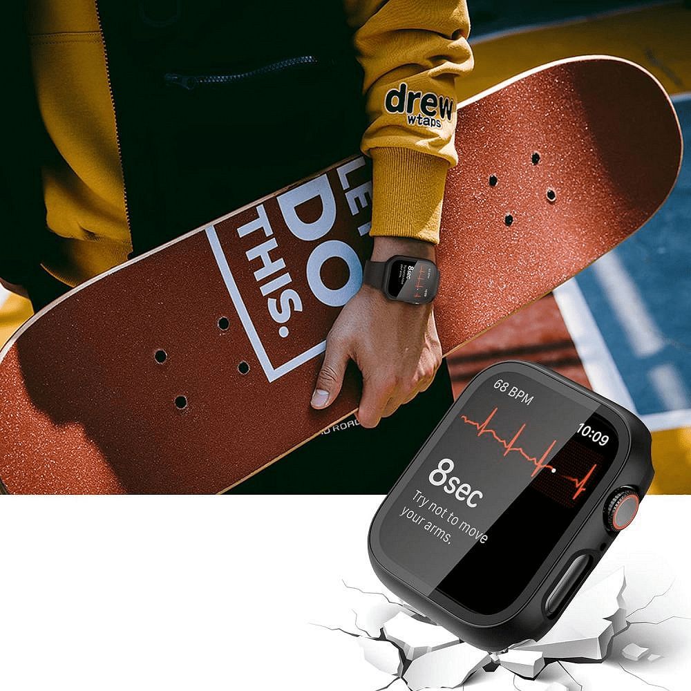 Кейс + Стъклен протектор за Apple Watch series 10 - 42mm и 46mm