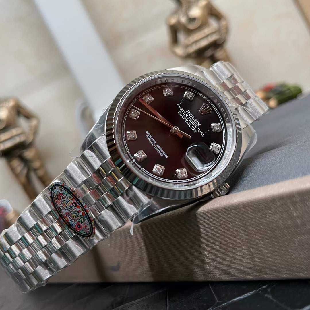 Rolex datejust 36mm black dail