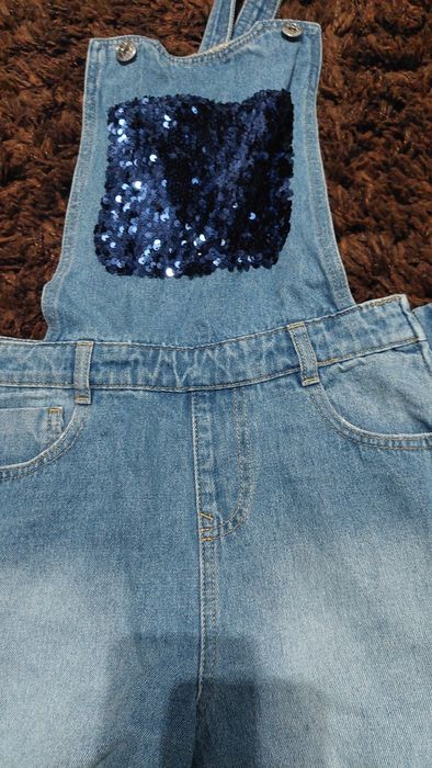 Jeans salopetă fetite