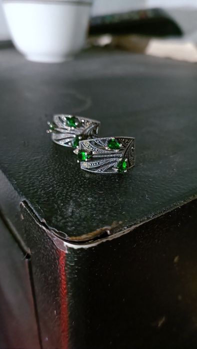 Cercei eleganți vintage de argint