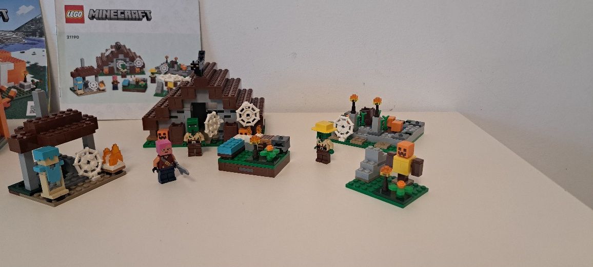 Lego MINECRAFT 21178, 21190, 21242, 21244