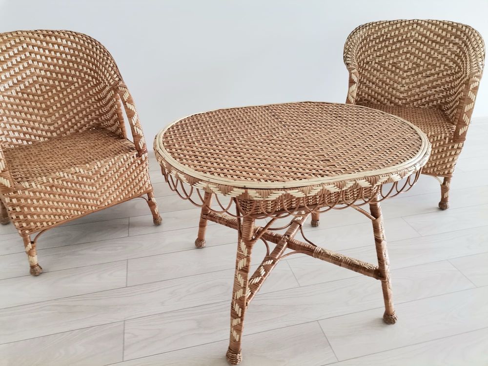 Cos impletit din rachita tarna (wicker basket) Suraia