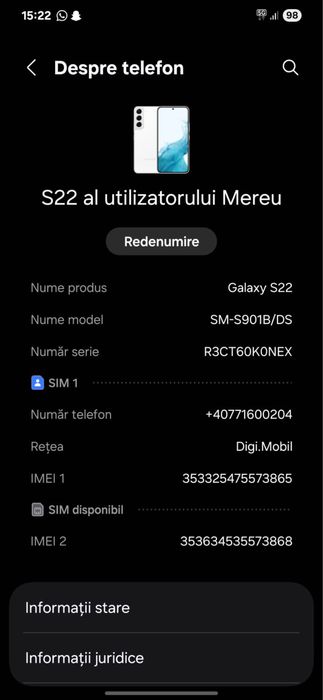 Vand samsung s22