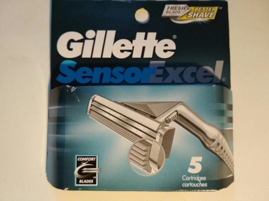 Gillette Sensor Excel оригинал жилет лезвие 5 штук в упаковке