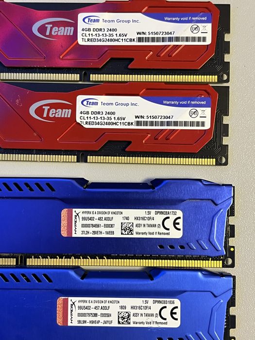 kit RAM DDR3 8Gb (2x4Gb), DDR4 4Gb perfect functionala