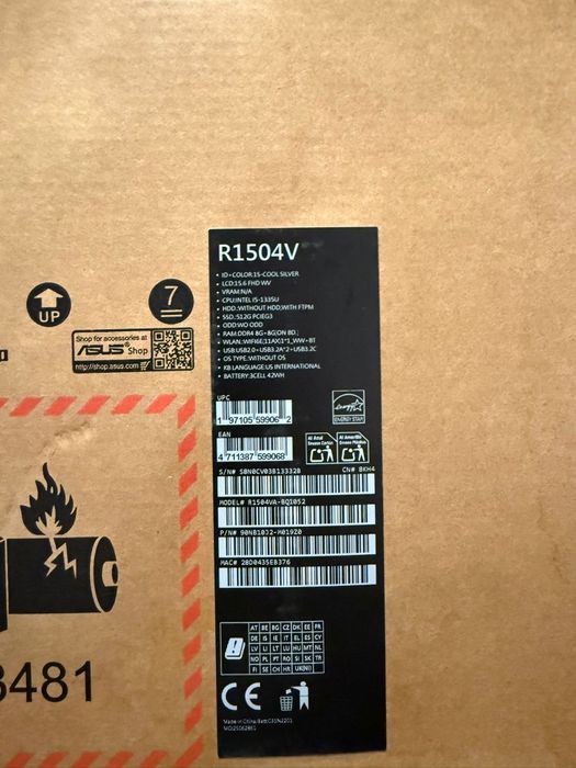 Laptop Asus Vivobook 1504V la cutie
