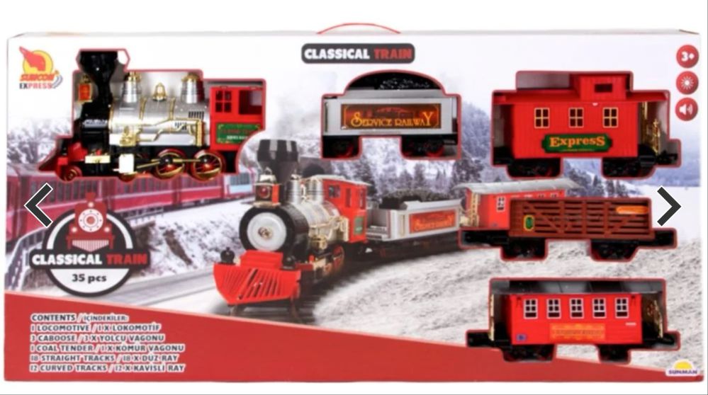 Set nou tren 35 piese (Noriel)