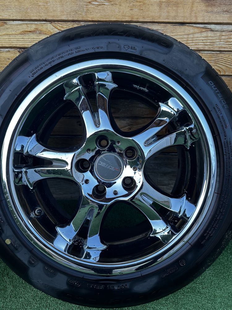 Джанти Autec 16 цола хром, 5x110 J7,5  с гуми 205/55 R16