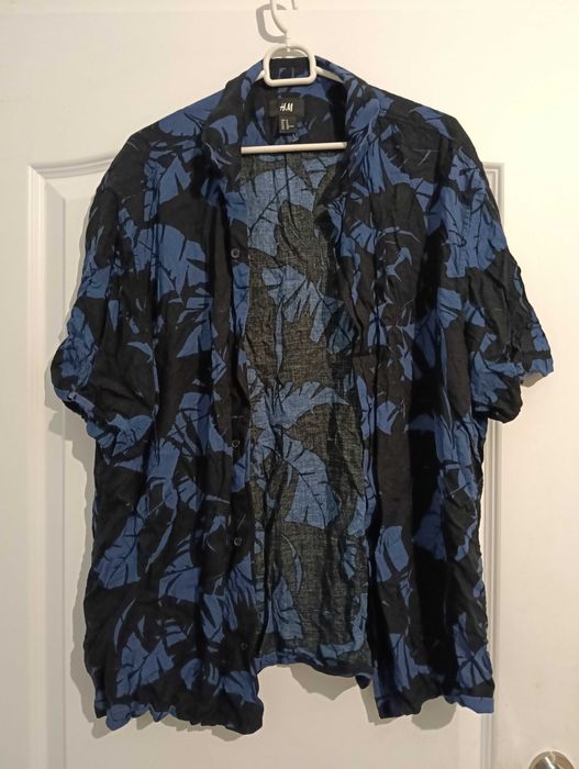 Cămașă mânecă scurtă bărbați H&M, XL, NOS