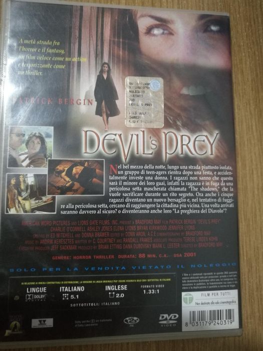 Film - Devil's Prey DVD dublat in limba italiana