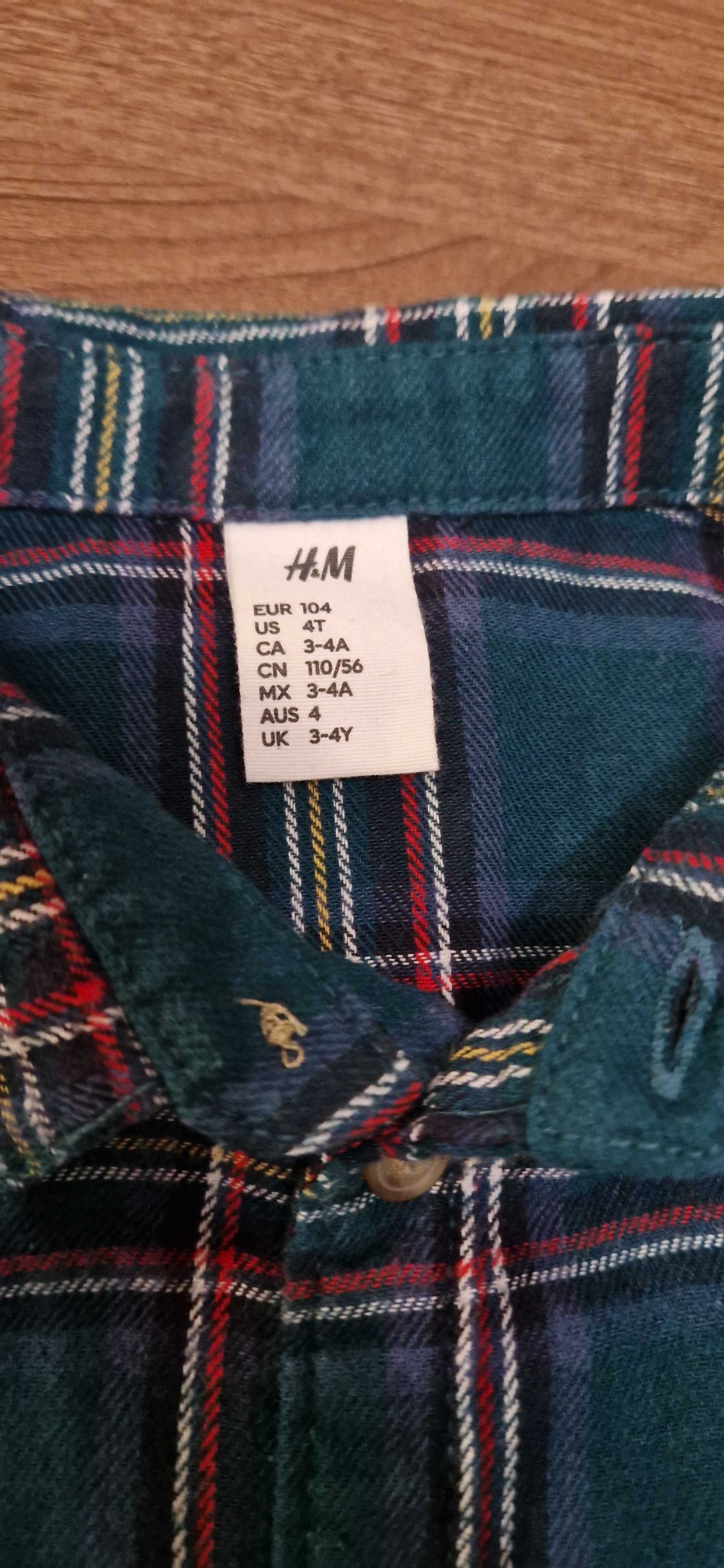 Cămăși h&m marimea 104, baieti, stare fff buna