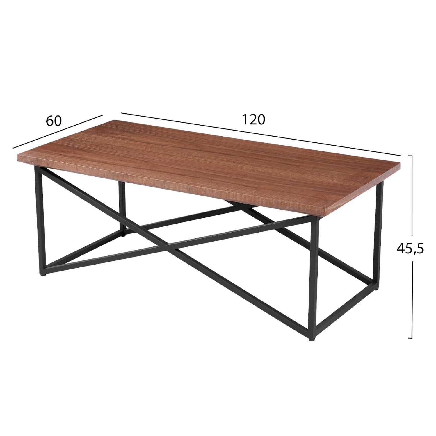 Холна маса HM9469, Метална основа, MDF плот, 120x60x45.5 см, ПРОМО!