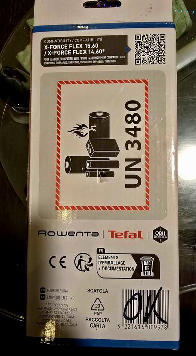 Нова батерия X-Force Flex — 32.4V, запечатана, готова за монтаж!