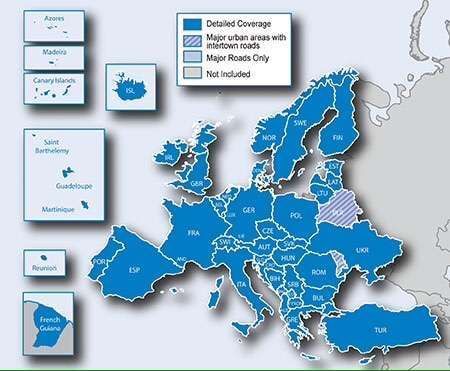 Карта на Европа 2020.10 за Garmin...отключване на навигации Garmin.