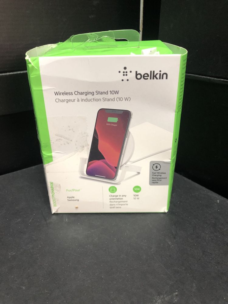 Incarcator wireless Belkin Boost Up Stand, 10W, Negru